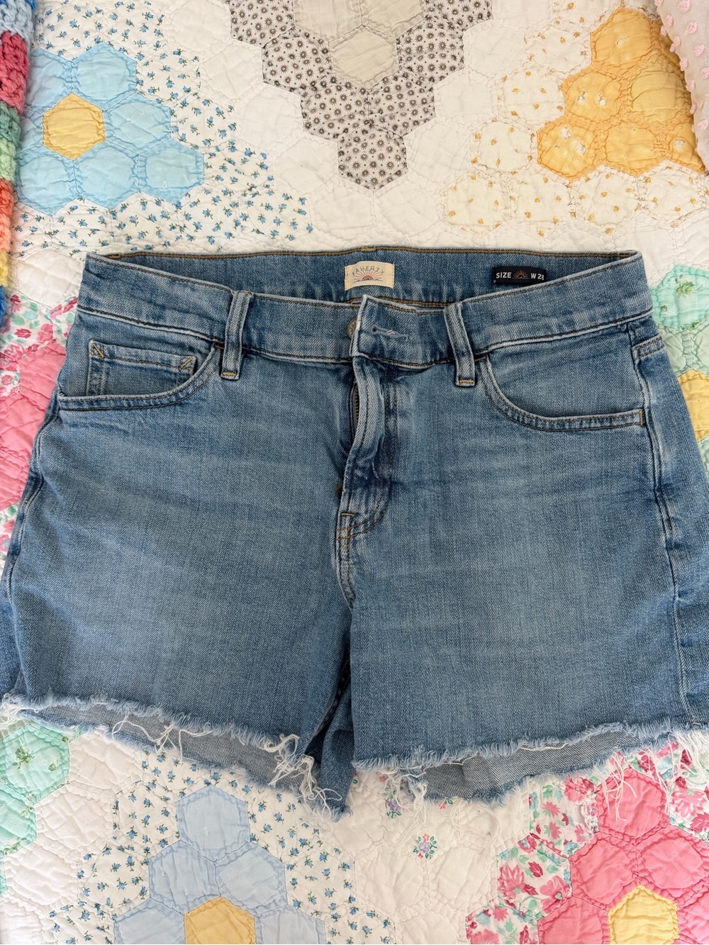 Faherty Dunedrift jean shorts